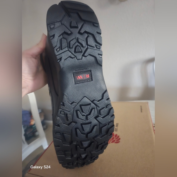 Red Wing Shoes Men's Black Safety Toe Work Sz 13 New - Picture 2 of 4